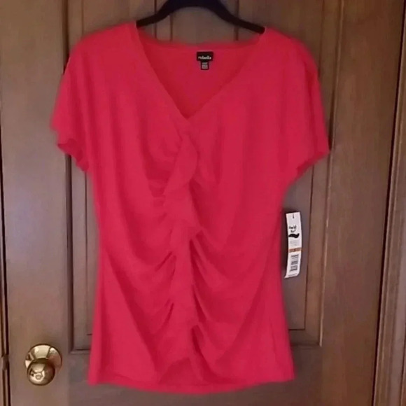 Rafaella rouched t shirt - Picture 1 of 4